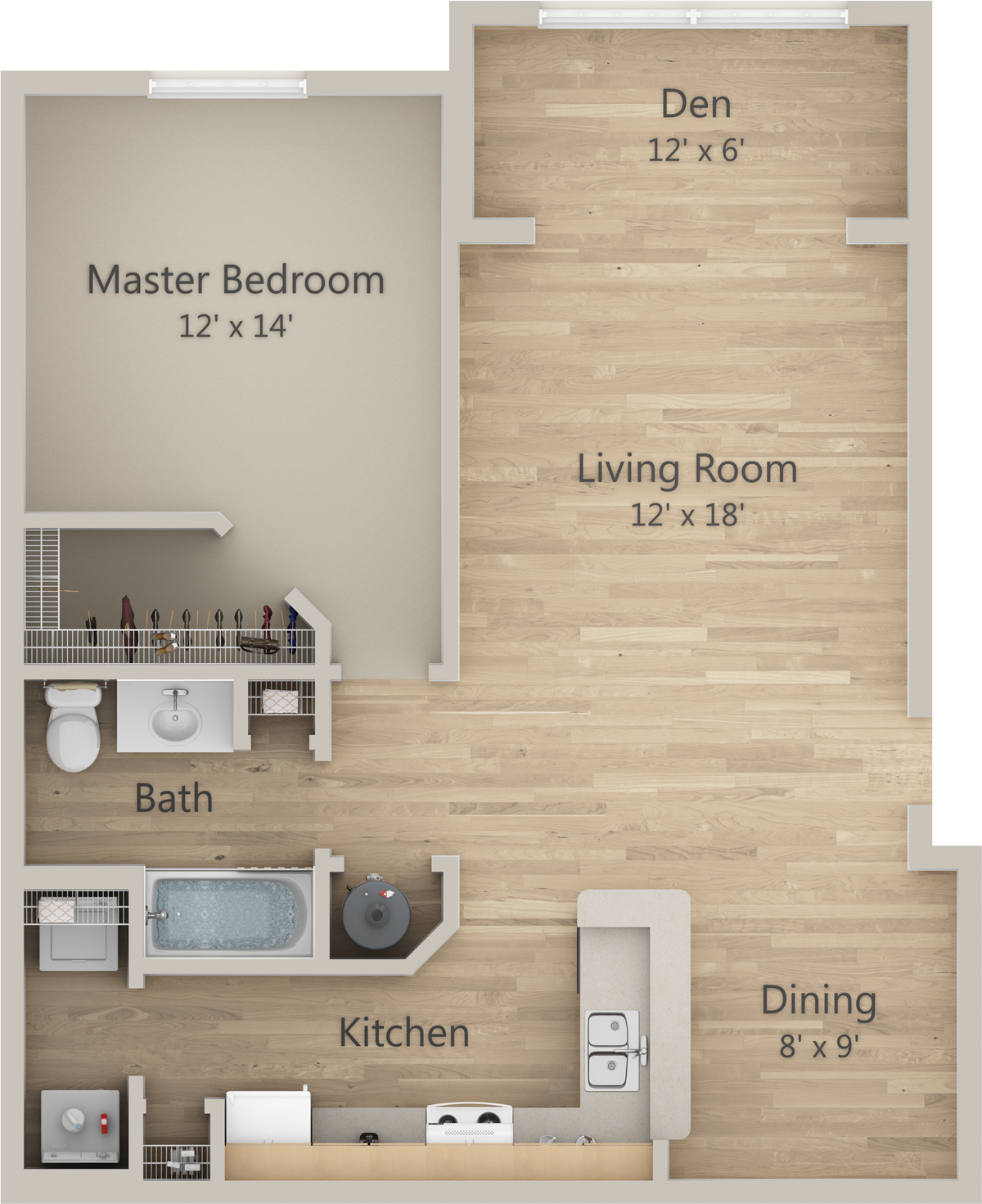 2D Floor Plan for The Sea Chest
